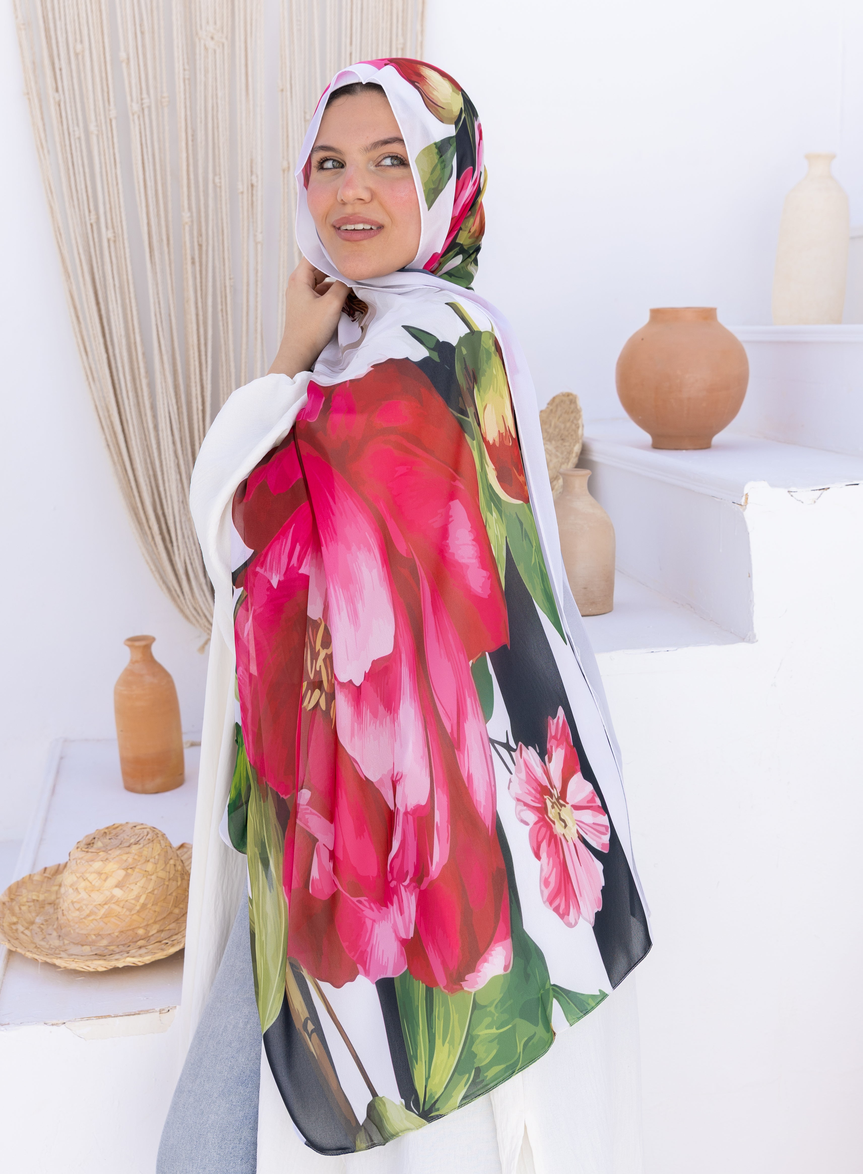 ‏Rosalie   ‏-   A touch of floral charm with premium Turkish chiffon and joyful summer hues. ☀️🌸