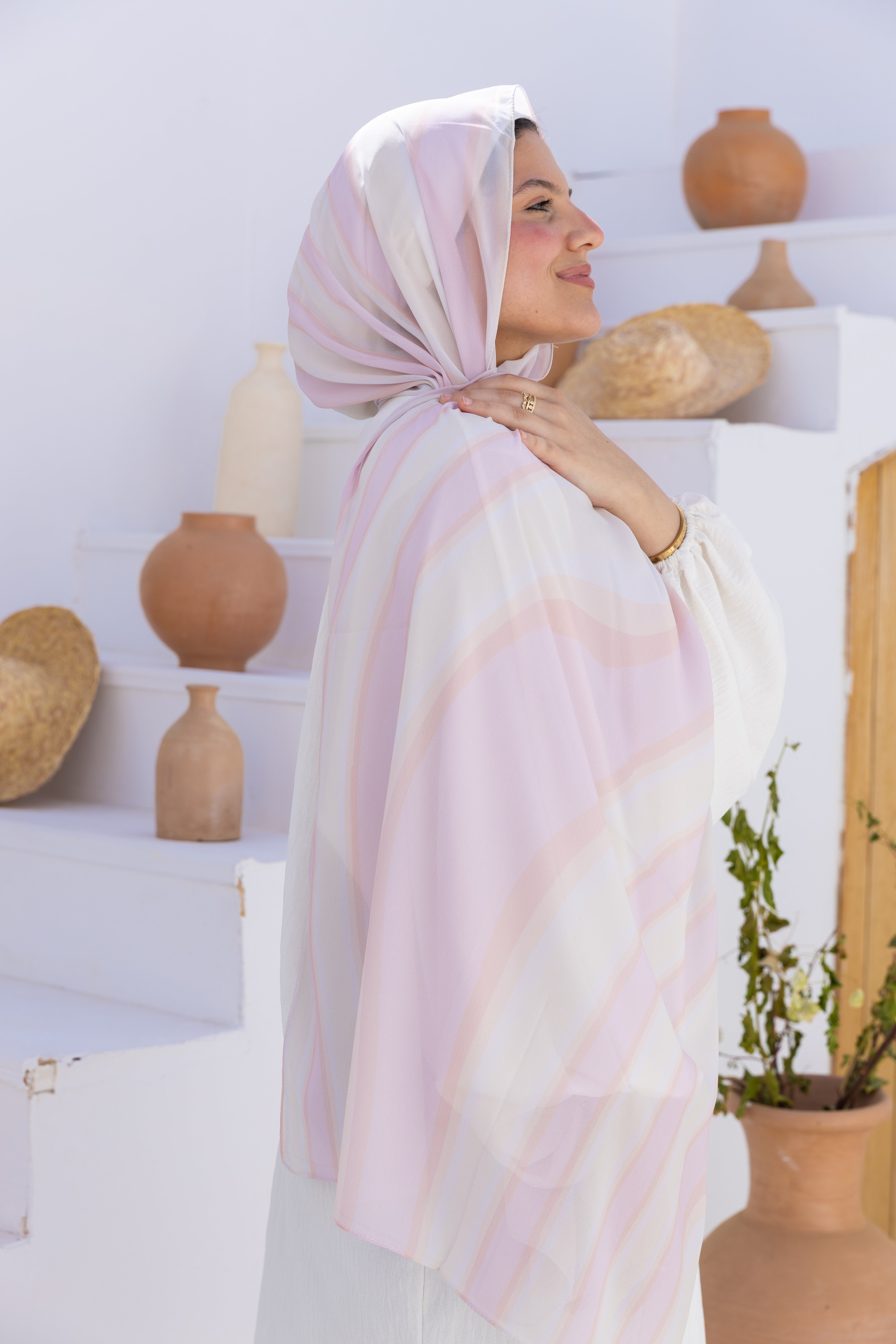 Pink Whisper —     Soft pink. Gentle glow. Premium Turkish chiffon