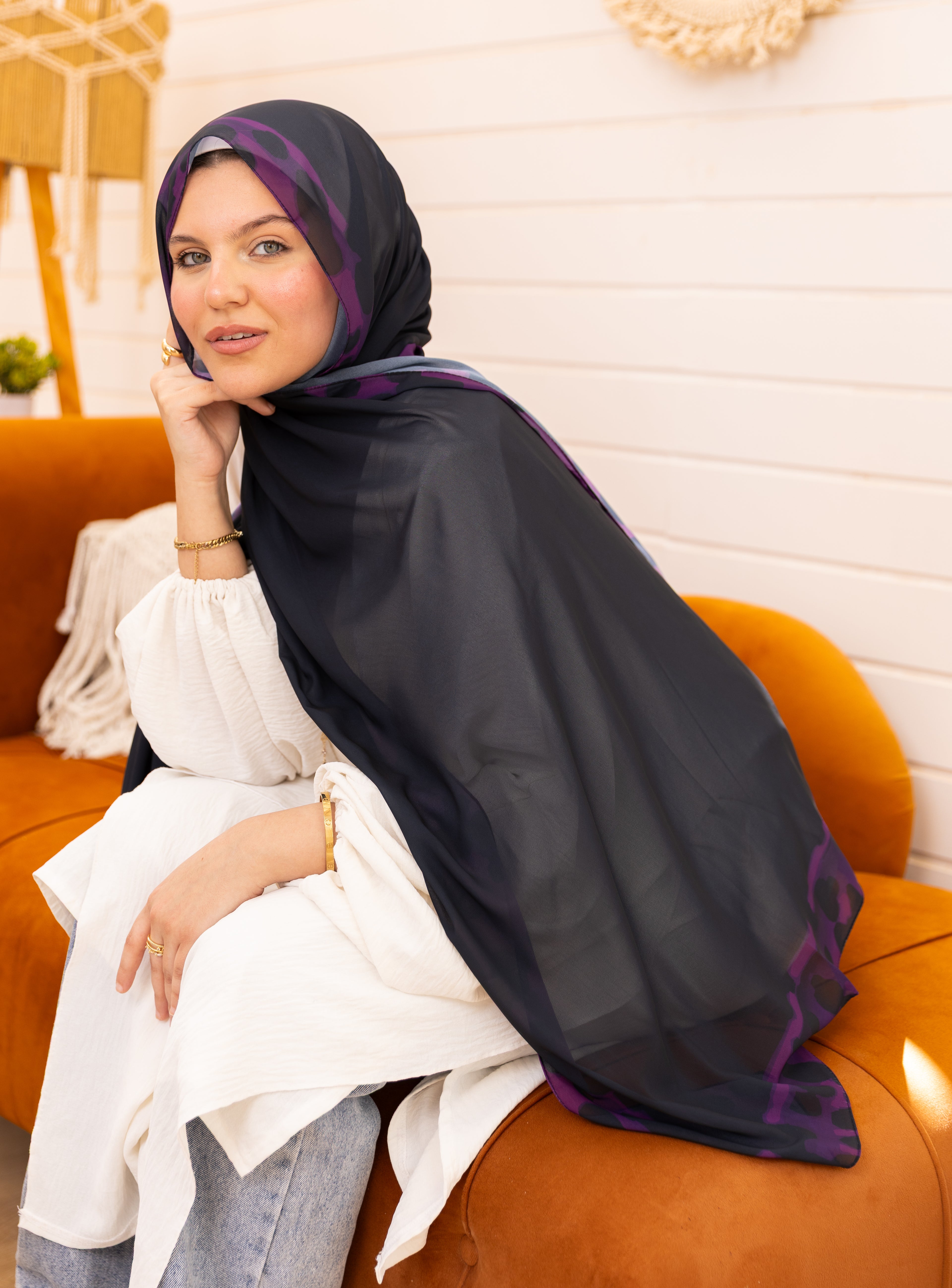 Midnight Violet  —       Midnight vibes. Violet touch. Premium Turkish chiffon ✨