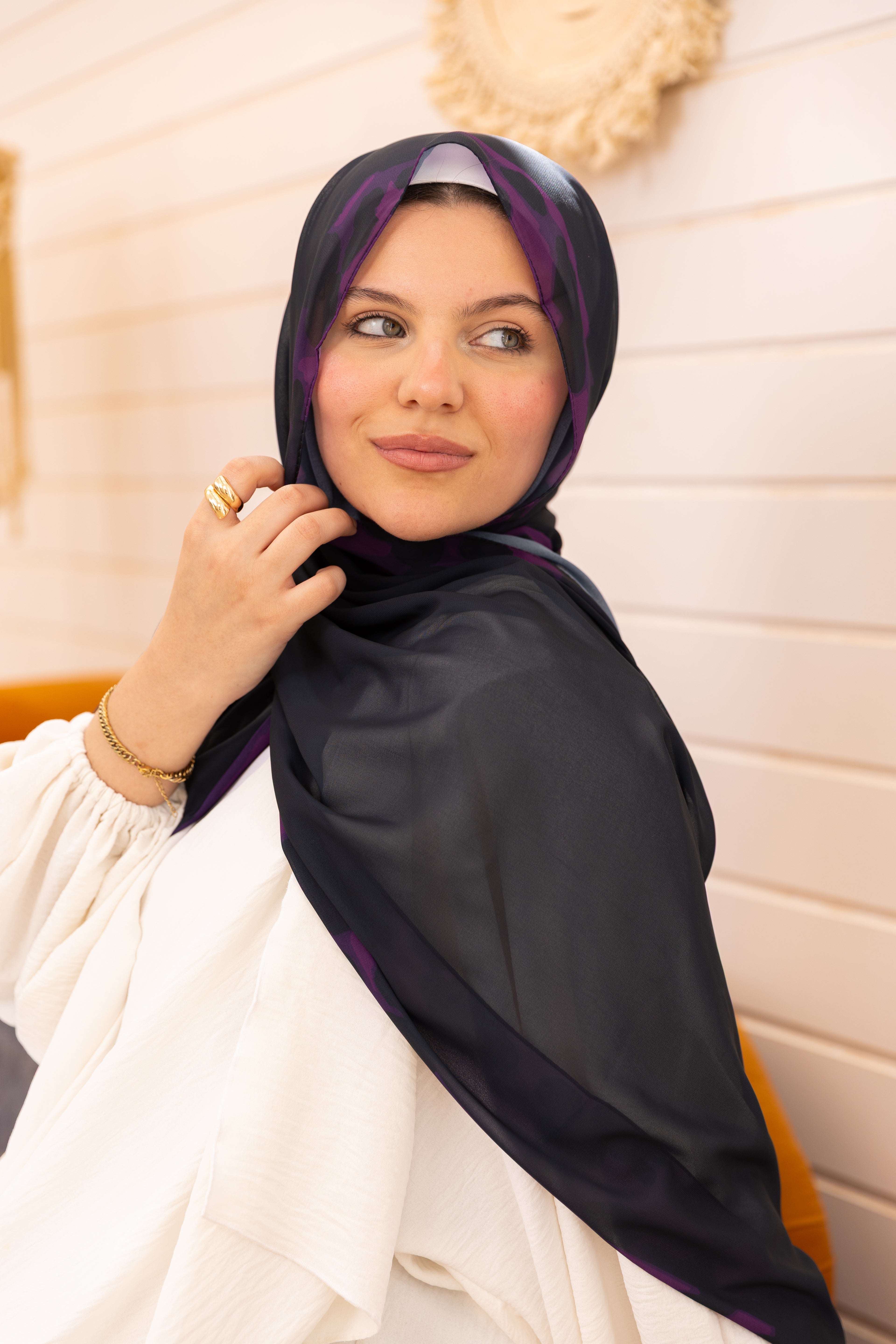 Midnight Violet  —       Midnight vibes. Violet touch. Premium Turkish chiffon ✨
