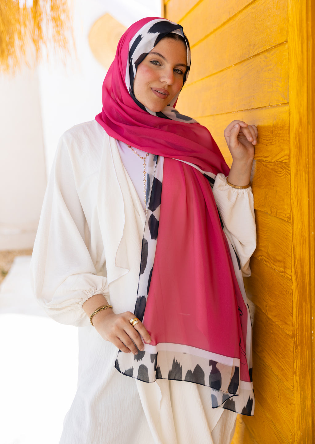 Wild Fochia —    Bold color. Soft Turkish chiffon. Main character energy