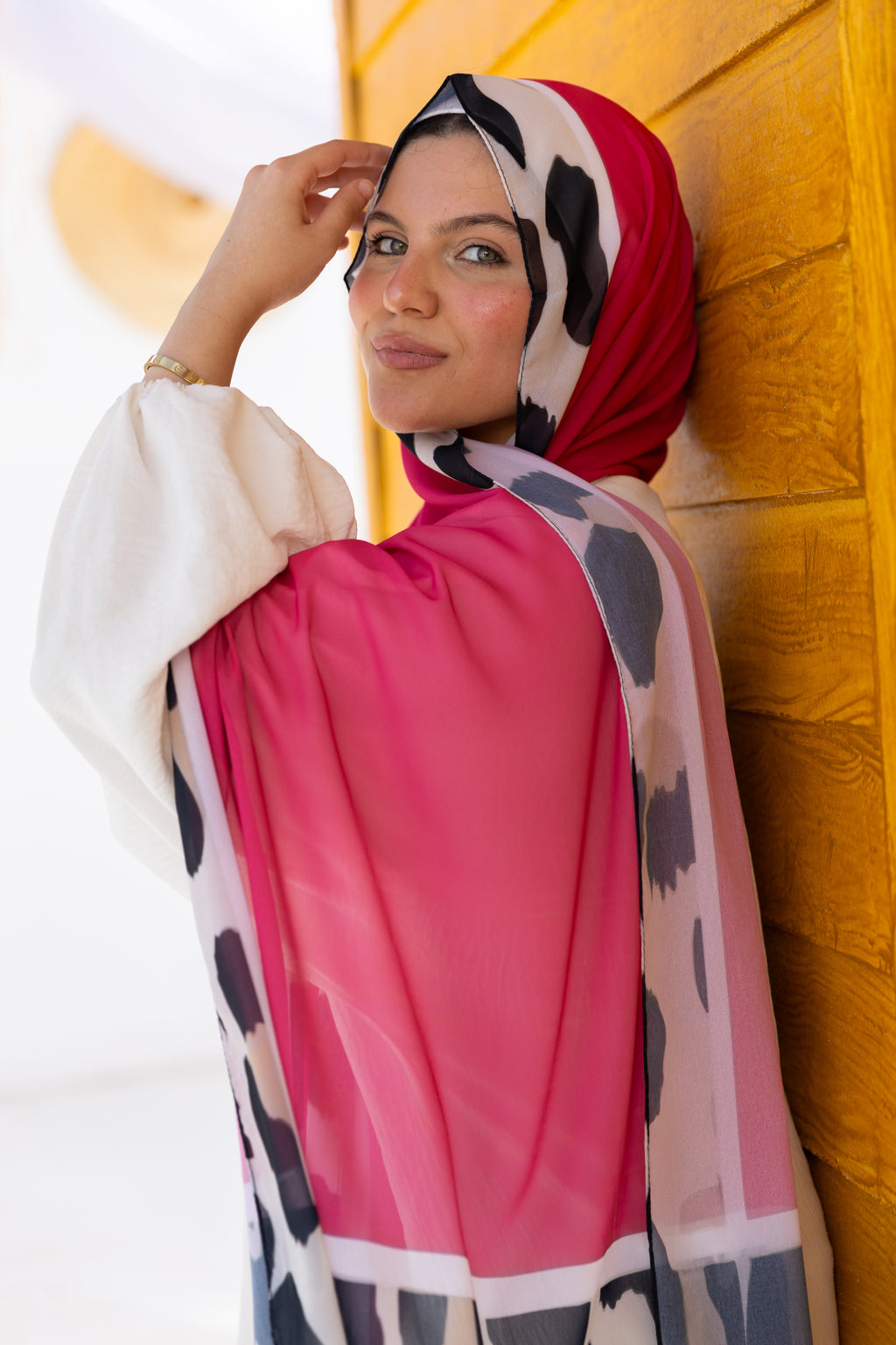 Wild Fochia —    Bold color. Soft Turkish chiffon. Main character energy