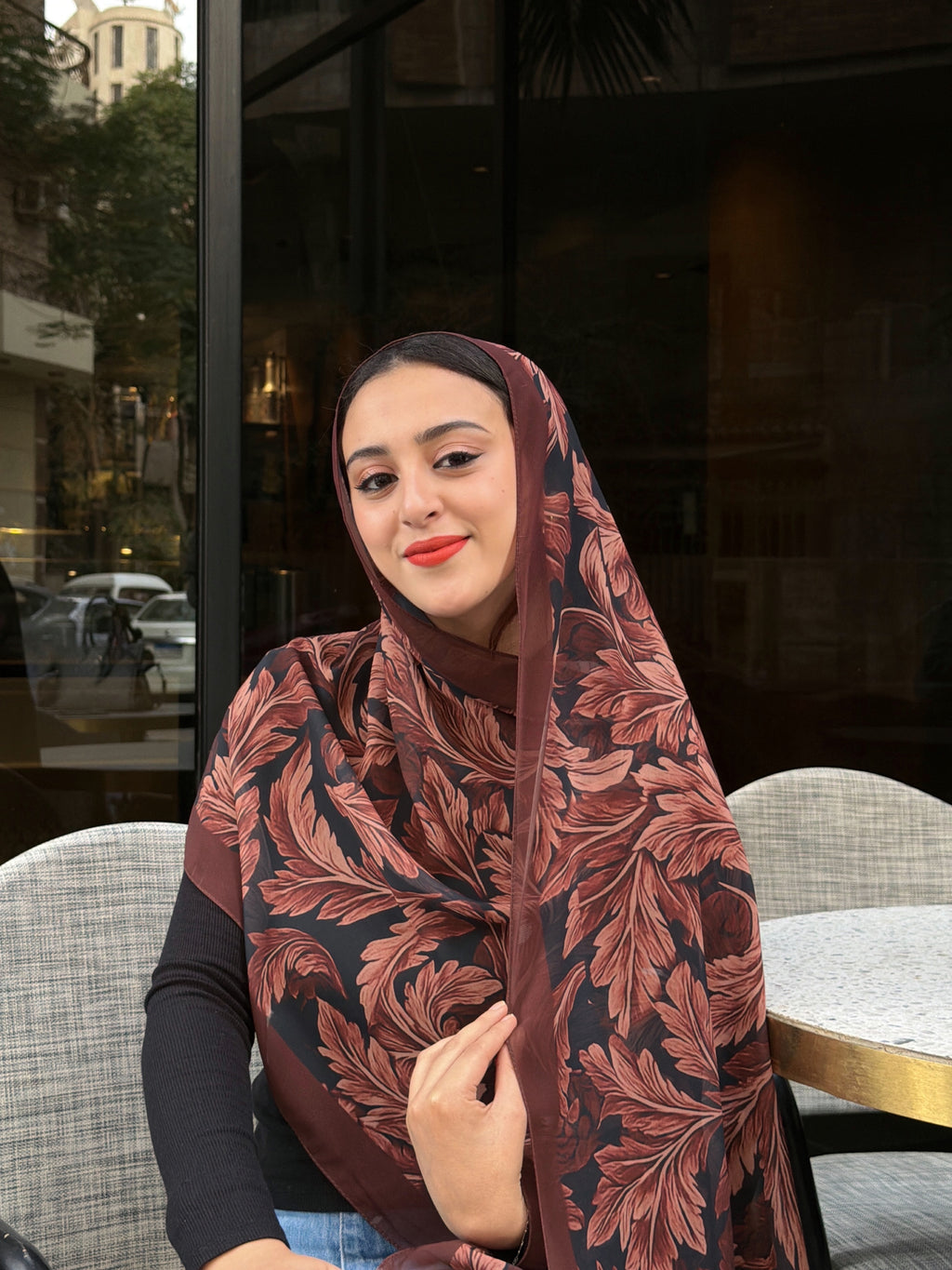 Garnet – Premium Turkish Chiffon Scarf