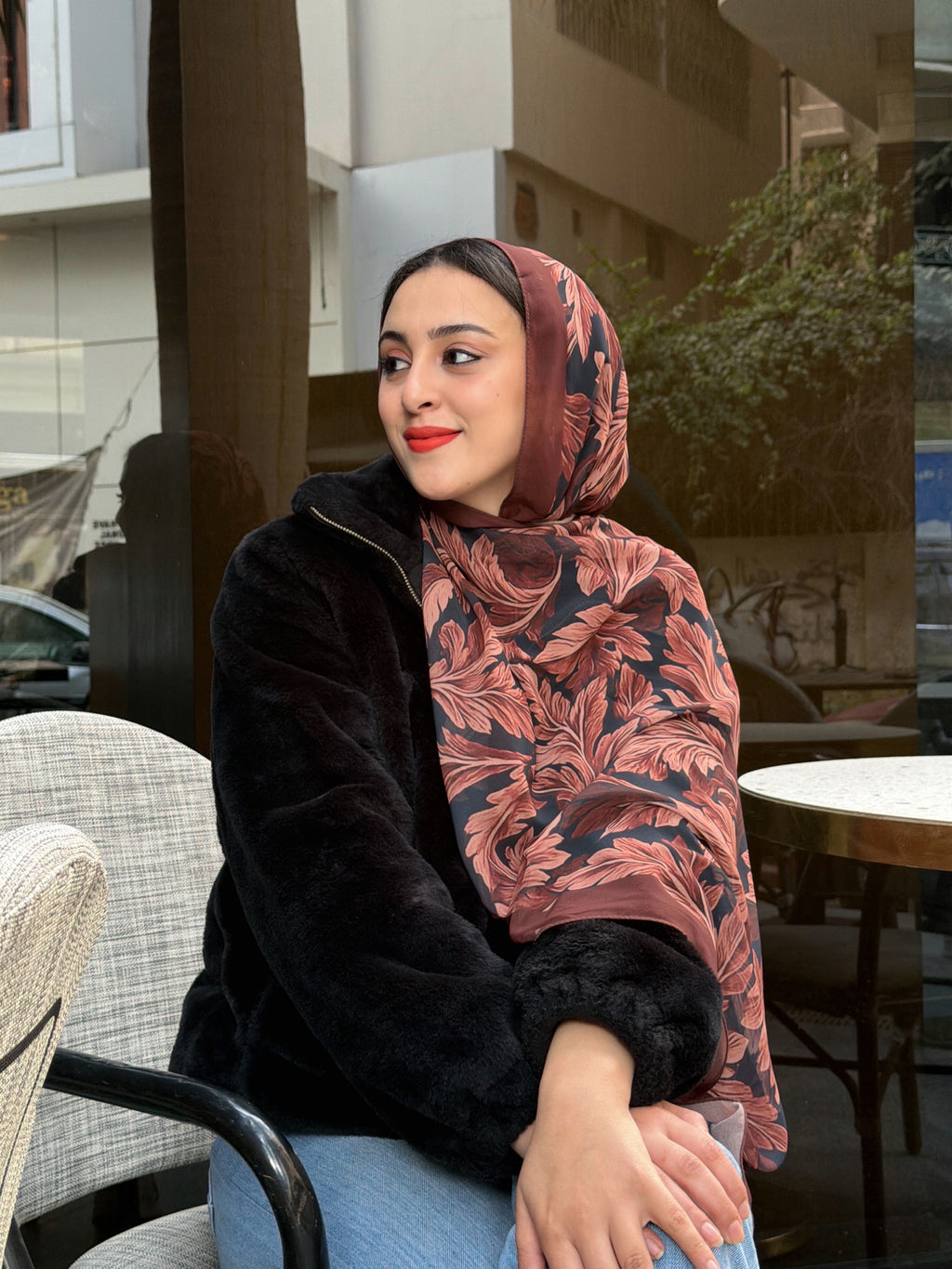 Garnet – Premium Turkish Chiffon Scarf