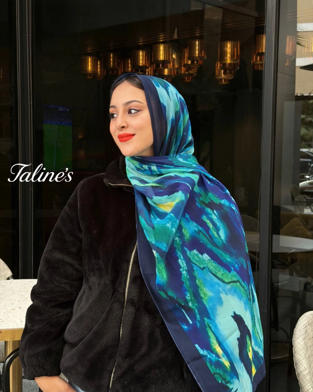 Sapphire – Premium Turkish Chiffon Scarf