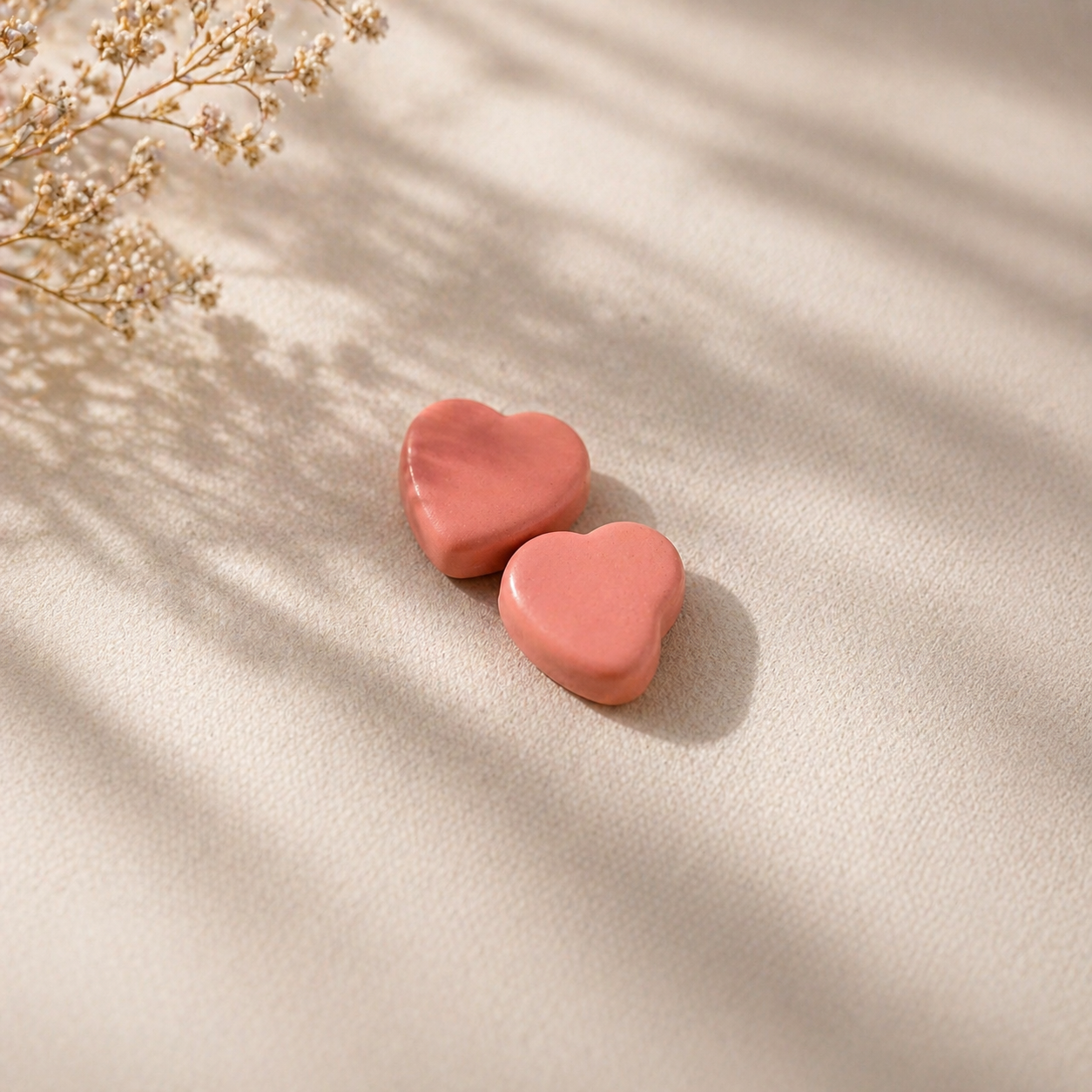 Magnetic Hijab Pin - Rose Heart
